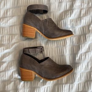 TC booties with ankle strap